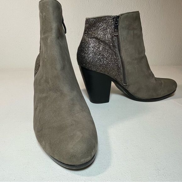 Vince Camuto Hariza glitter ankle boots in Urban Grey Bronzite 9.5 - Picture 4 of 11